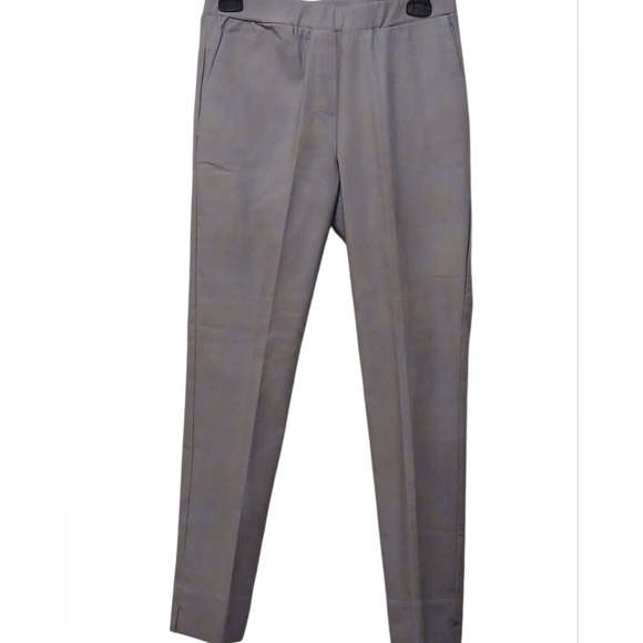Jules & Leopold -Gray Casual Ankle Pants W/Front Pockets Elastic Waist, Size S/P - Picture 2 of 6